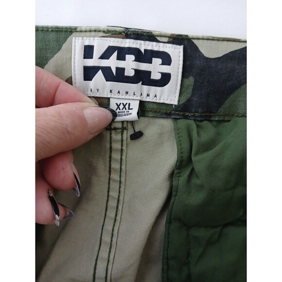 KBB by KAHLANA Women's Mid-Rise Straight Leg 'The Cargo Jogger' Camo XXL NWOT - Picture 4 of 7